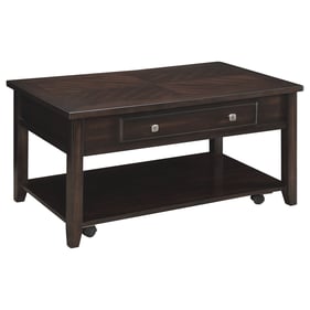 Coaster Furniture Bradford Walnut Rectangular Lift Top Coffee Table