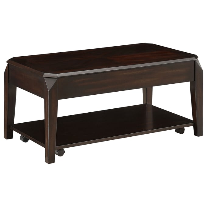 Coaster Furniture Baylor Walnut Lift Top Coffee Table CST-721048