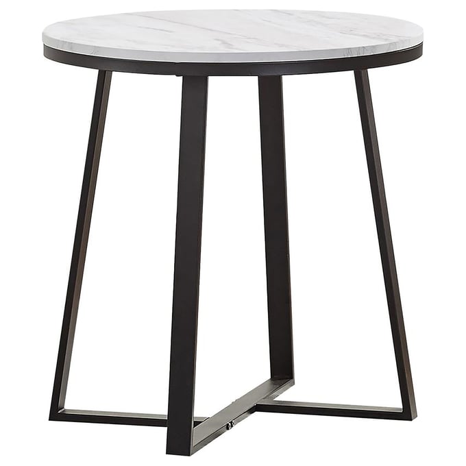 Coaster Furniture Hugo White End Table CST-723237