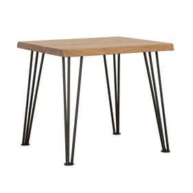 Coaster Furniture Zander Natural Matte Black End Table