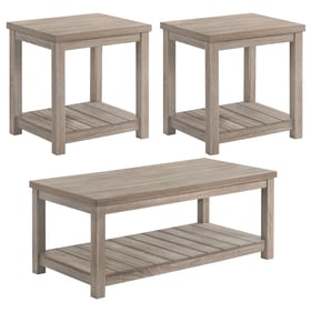 Coaster Furniture Bairn Greige 3pc Occasional Table Set