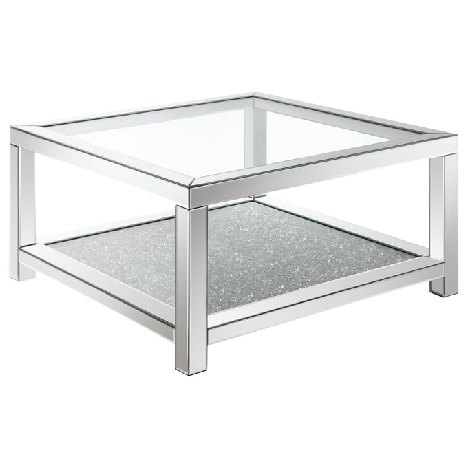 Coaster Furniture Valentina Mirror Coffee Table CST-736218