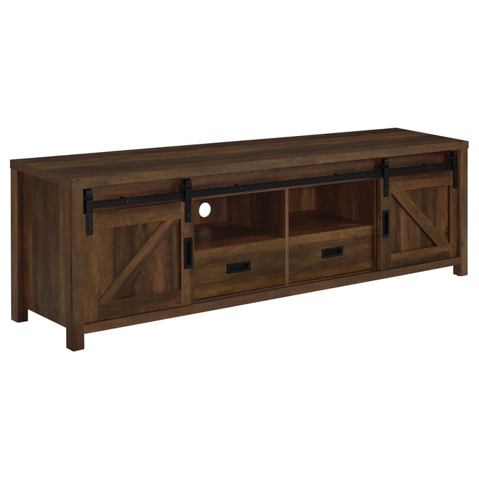 Coaster Furniture Madra Dark Pine TV Console CST-736273