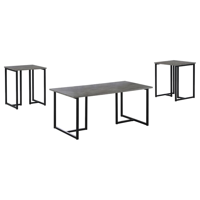 Coaster Furniture Nyla Grey 3pc Occasional Table Set CST-753390