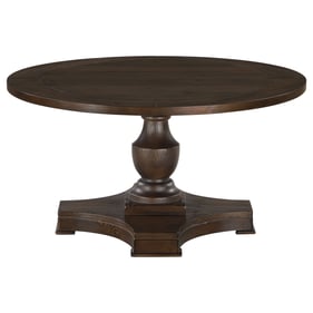 Coaster Furniture Morello Coffee Round Coffee Table with Pedestal Base