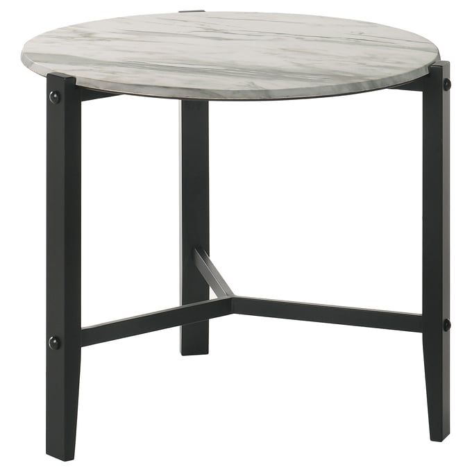 Coaster Furniture Tandi White End Table CST-753537