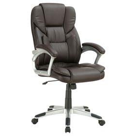 Coaster Furniture Kaffir Dark Brown Adjustable Height Office Chair