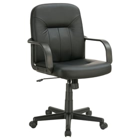 Coaster Furniture Minato Black Adjustable Height Office Chair