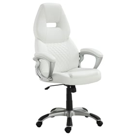 Coaster Furniture Bruce White Adjustable Height Office Chair