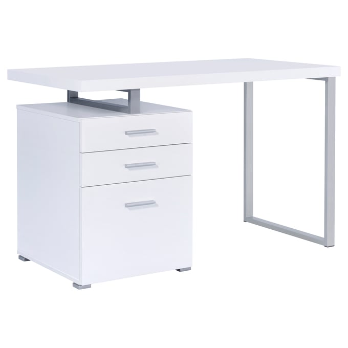 Coaster Furniture Brennan White Office Desk CST-800325