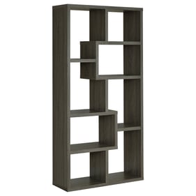 Coaster Furniture Theo Weathered Grey 10 Shelf Bookcase