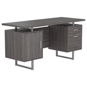 Coaster Furniture Lawtey Weathered Grey Office Desk