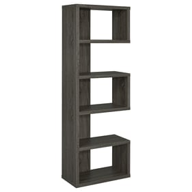 Coaster Furniture Joey Weathered Grey 5 Tier Bookcase