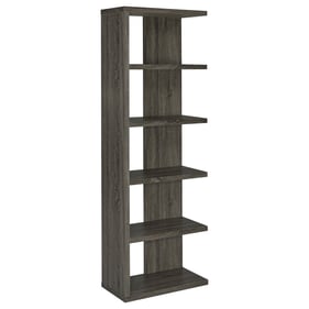 Coaster Furniture Harrison Weathered Grey 5 Tier Bookcase