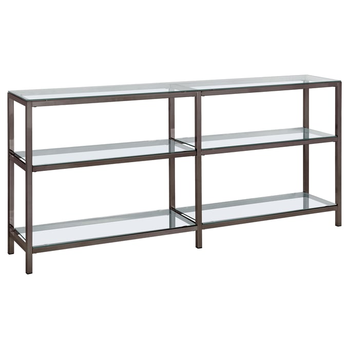 Coaster Furniture Kate Black Nickel 2 Tier Bookcase CST-801018