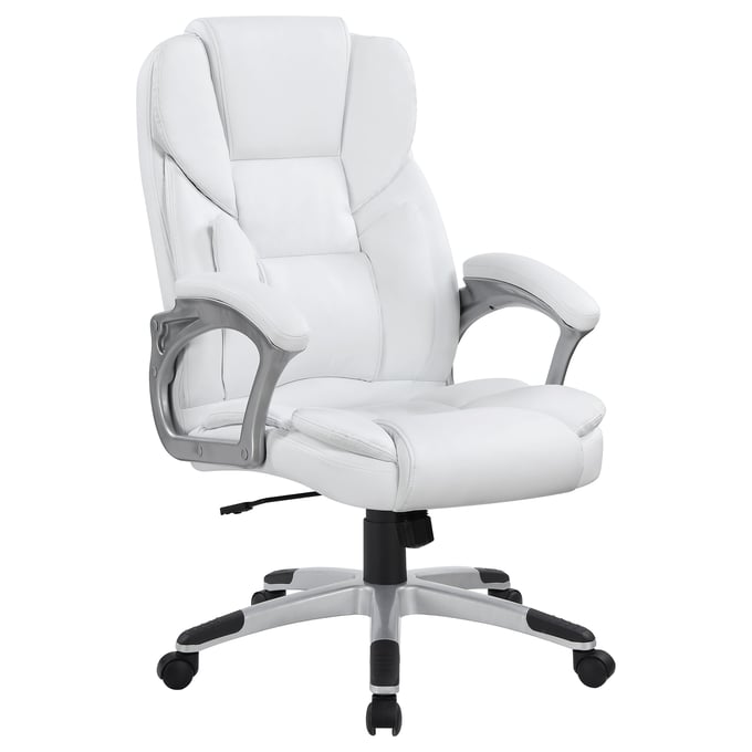 Coaster Furniture Kaffir White Adjustable Height Office Chair CST-801140