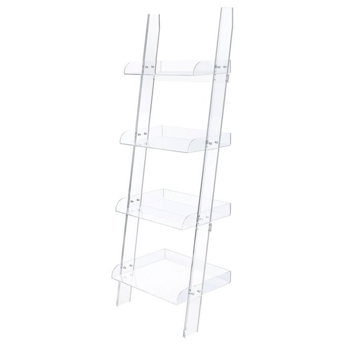 Coaster Furniture Amaturo Clear Acrylic Bookcase CST-801553