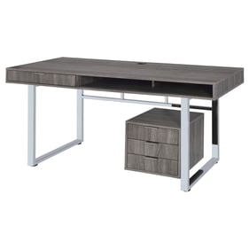 Coaster Furniture Weathered Grey MDF Writing Desk