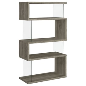 Coaster Furniture Emelle Grey Driftwood Bookcase