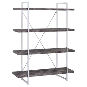 Coaster Furniture Grimma Rustic Grey Bookcase