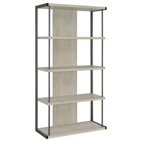 Coaster Furniture Loomis Whitewashed Grey Bookcase