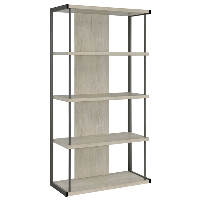 Coaster Furniture Loomis Whitewashed Grey Bookcase CST-805884