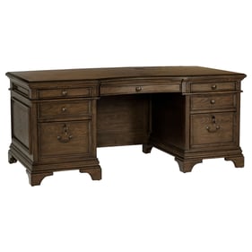 Coaster Furniture Hartshill Burnished Oak Executive Desk