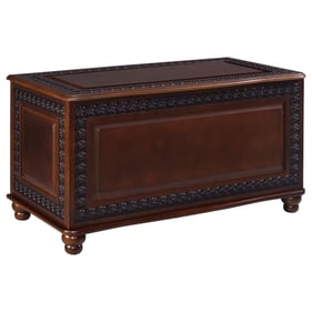 Coaster Furniture Finlay Deep Tobacco Flip Open Storage Cedar Chest