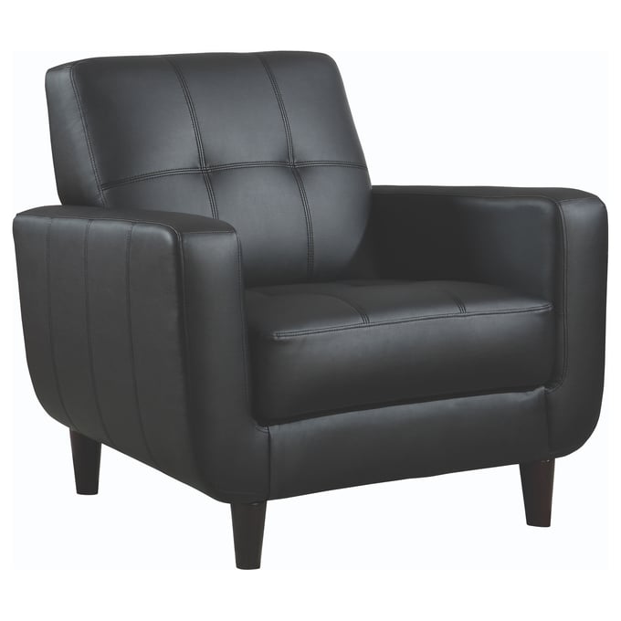 Coaster Furniture Aaron Black Padded Seat Accent Chair CST-900204