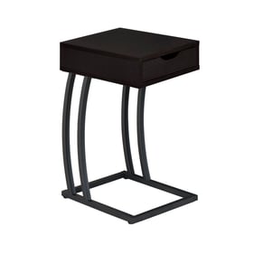 Coaster Furniture Troy Cappuccino Accent Table with Power Outlet