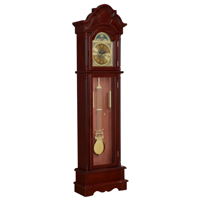 Coaster Furniture Diggory Brown Red Grandfather Clock CST-900749