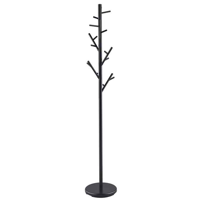 Coaster Furniture Clover Black 18 Hook Coat Rack CST-900897