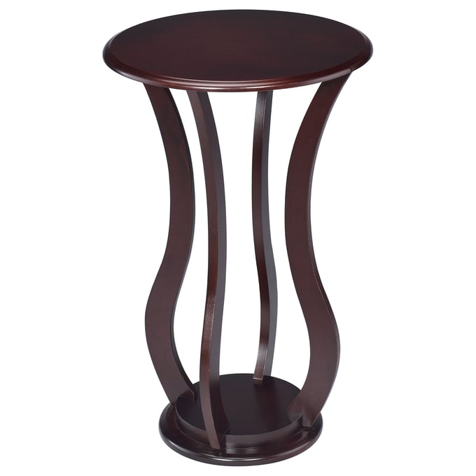 Coaster Furniture Elton Cherry Round Top Accent Table CST-900934