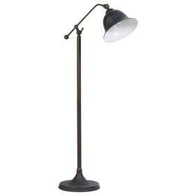 Coaster Furniture Eduardo Dark Bronze Bell Shade Floor Lamp