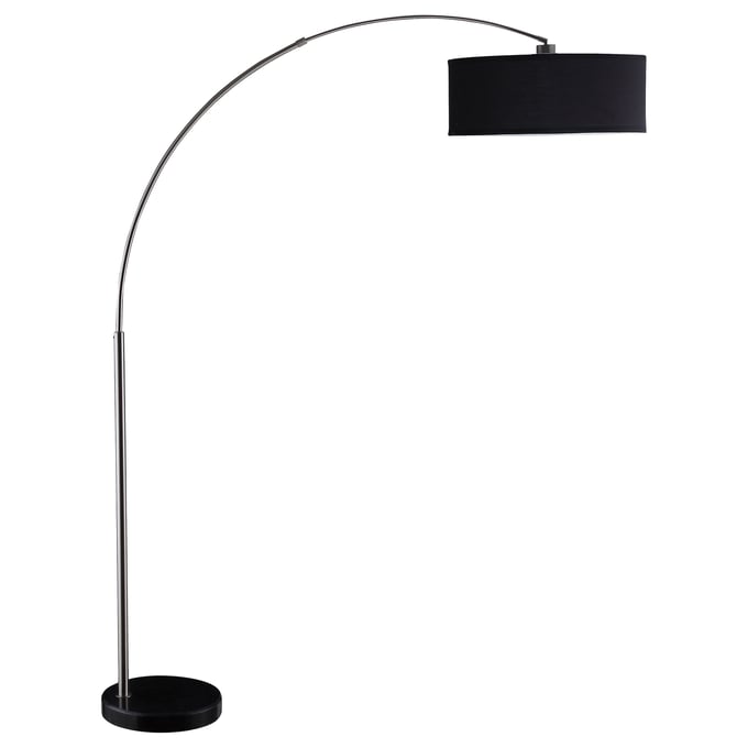 Coaster Furniture Kawke Black Drum Shade Floor Lamp CST-901486