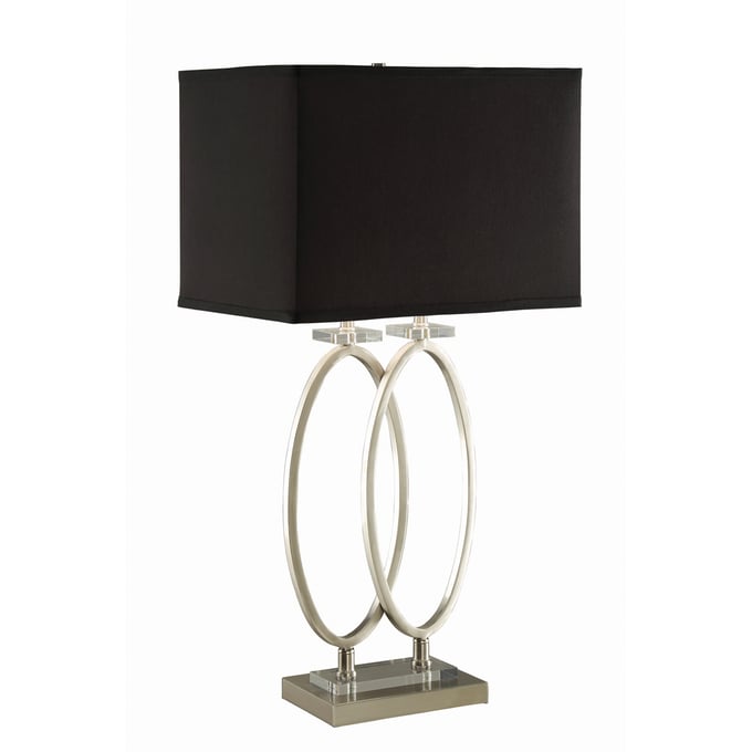 Coaster Furniture Izuku Black Rectangular Shade Table Lamp CST-901662