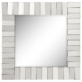 Coaster Furniture Tanwen Silver Square Wall Mirror