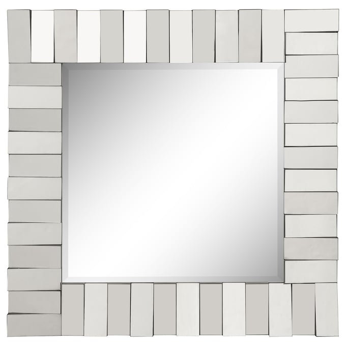 Coaster Furniture Tanwen Silver Square Wall Mirror CST-901806