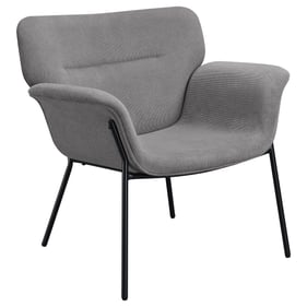 Coaster Furniture Davina Ash Grey Flared Arms Accent Chair