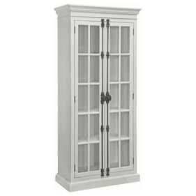 Coaster Furniture Toni Antique White 2 Doors Tall Cabinet