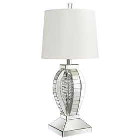 Coaster Furniture Klein White Mirror Table Lamp