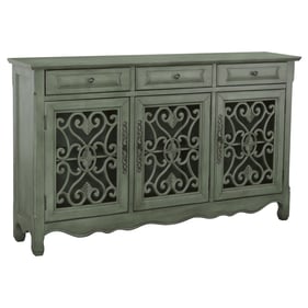 Coaster Furniture Madeline Antique Green 3 Doors Accent Cabinet