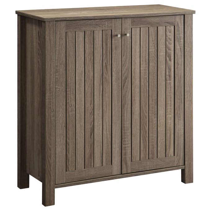 Coaster Furniture Marisa Dark Taupe 4 Shelf Shoe Cabinet CST-950551