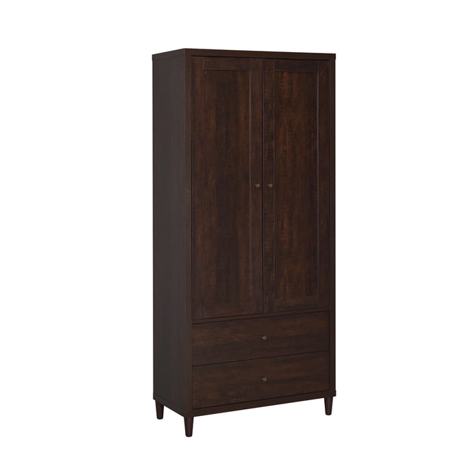 Coaster Furniture Wadeline Rustic Tobacco 2 Doors Tall Accent Cabinet CST-950724