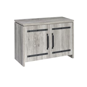 Coaster Furniture Enoch Grey Driftwood 2 Doors Accent Cabinet