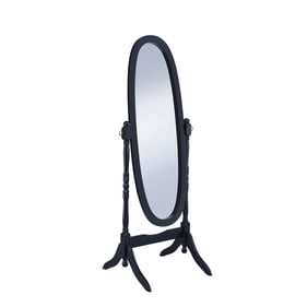 Coaster Furniture Foyet Black Oval Cheval Mirror