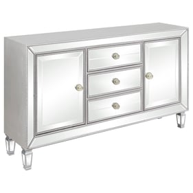 Coaster Furniture Leticia Silver 3 Drawers Accent Cabinet