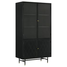 Coaster Furniture Santiago Matte Black Accent Cabinet