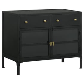 Coaster Furniture Sadler Matte Black Accent Cabinet