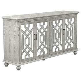 Coaster Furniture Melanie Antique White 4 Doors Accent Cabinet